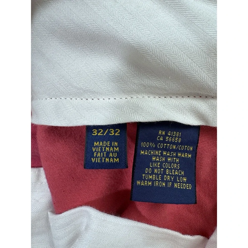 Polo‎ Ralph Lauren Twill Pants Men 32x32 Red Straight Trousers Chino Y2K